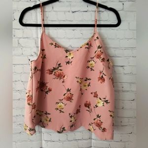 Pink floral top
